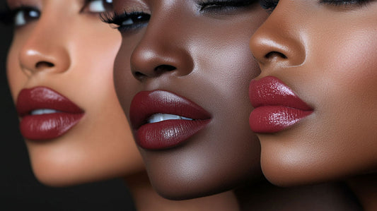 3 women with matte lip stains