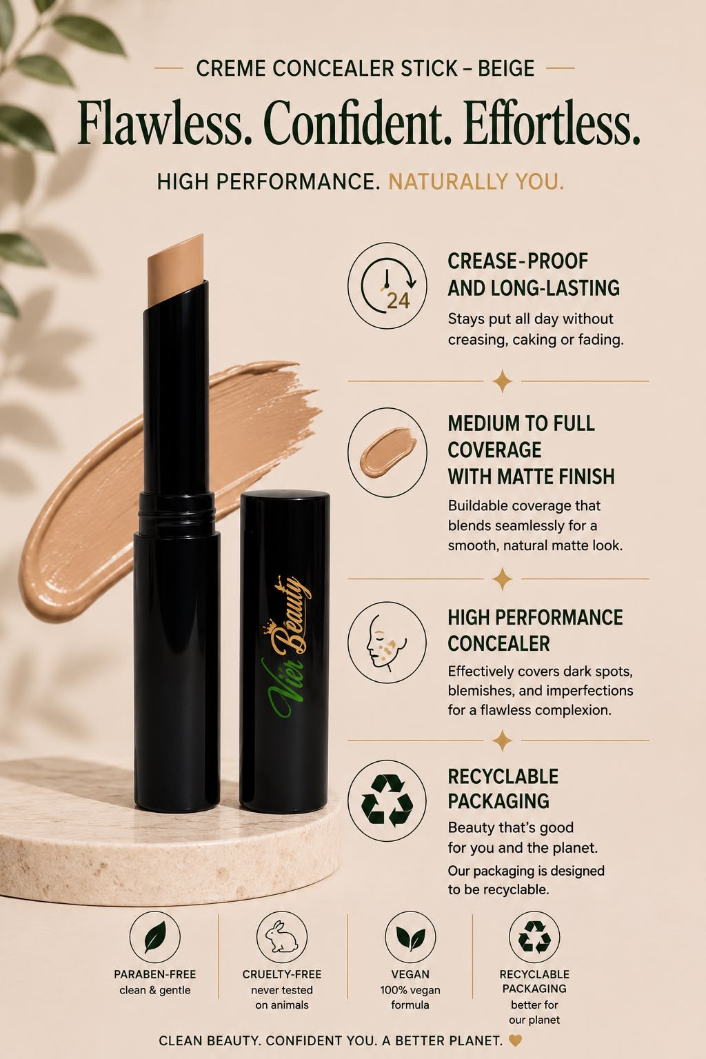 Corrector en barra en crema - Beige