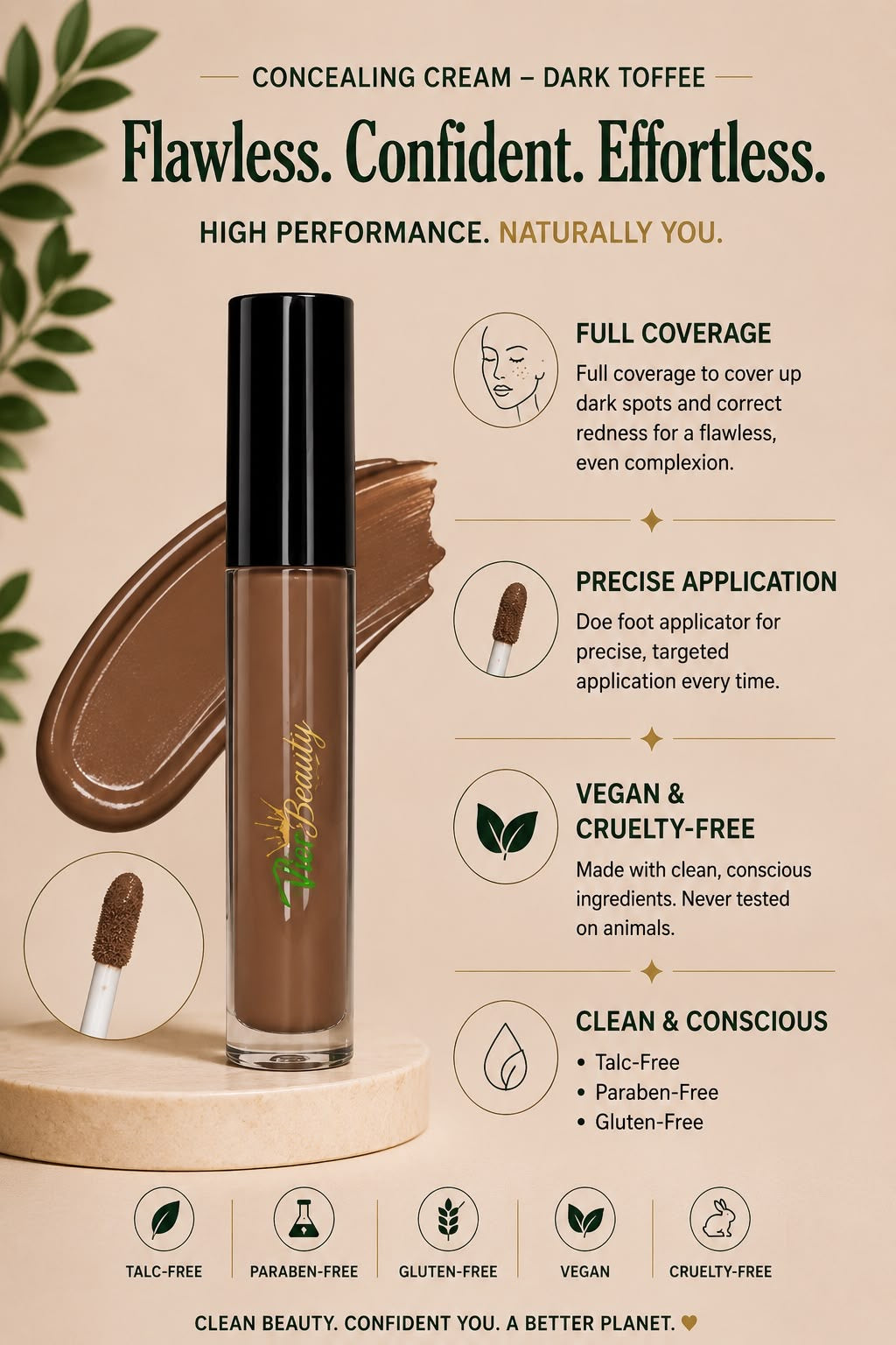 Crema correctora - Toffee oscuro