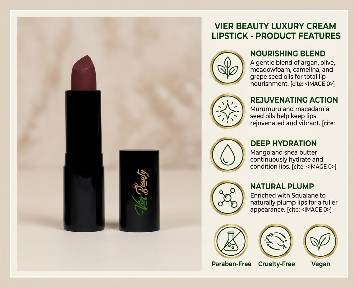 Luxury Cream Lipstick - Rambling Rose