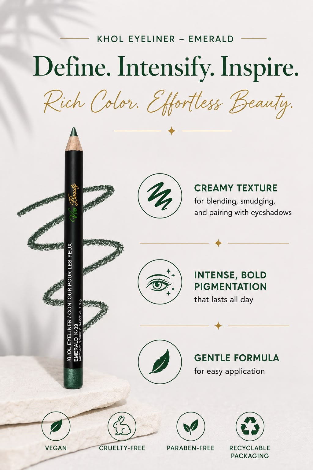 Khol Eyeliner - Emerald