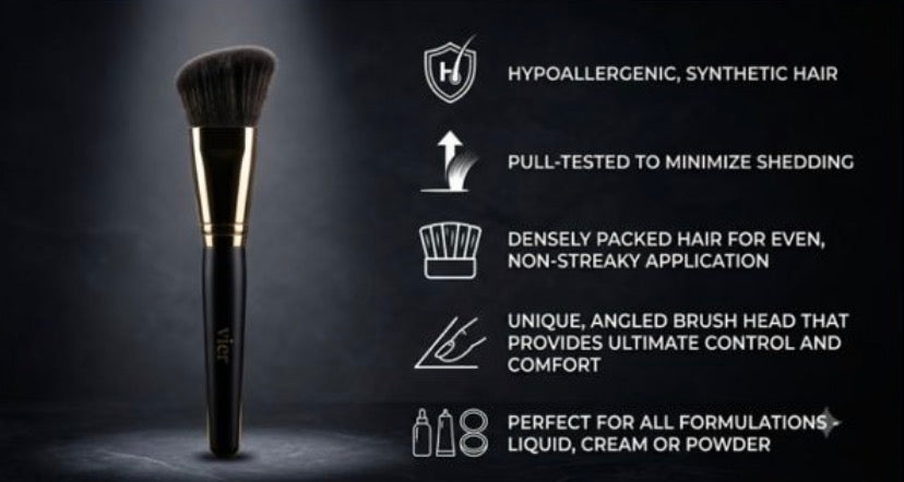Brocha para base de maquillaje Stipple &amp; Blend