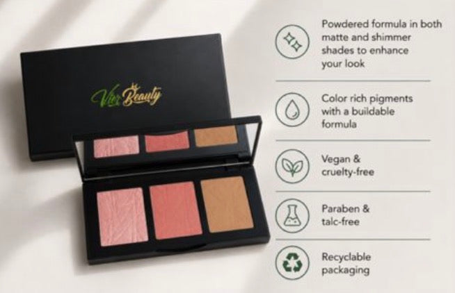 Paleta Pro Cheek - Ruborizada