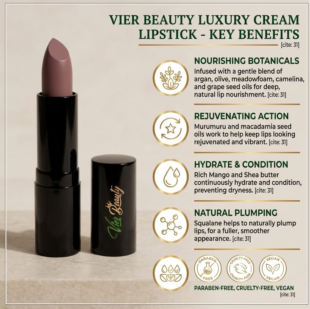 Luxury Cream Lipstick - Naughty Nude