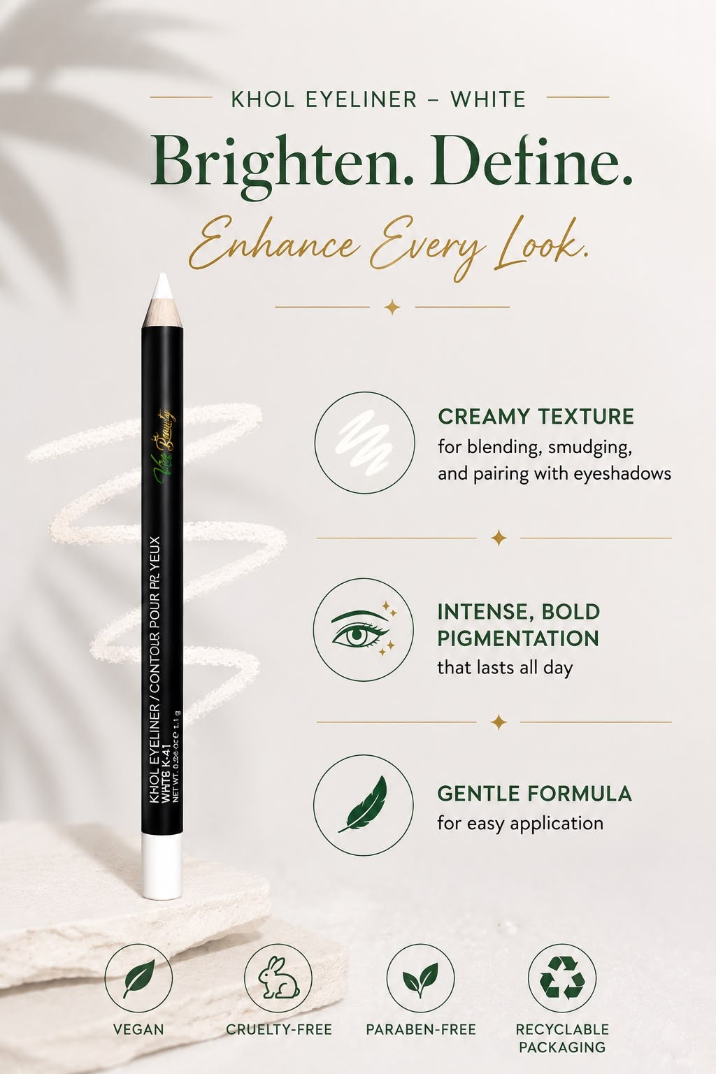 Khol Eyeliner - White